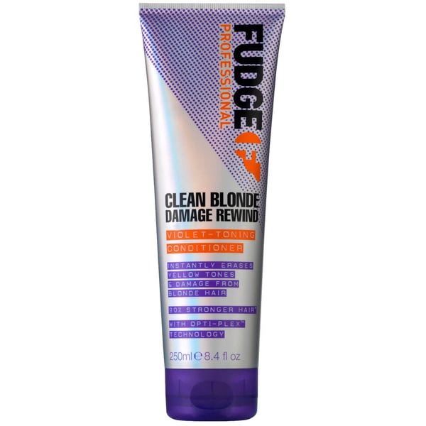 Fudge Professional Clean Blonde Damage Rewind Purple Toning Conditioner 250ml Professionel hårbalsam Unisex