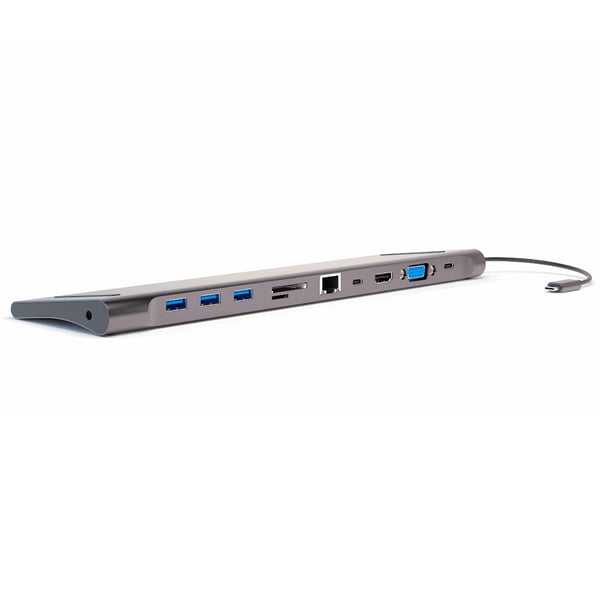 4smarts 11in1 USB 3.2 Gen 1 (3.1 Gen 1) Type-A + Type-C Grå 4smarts 11in1 USB 3.2 Gen 1 (3.1 Gen 1) Type-A + Type-C Grå