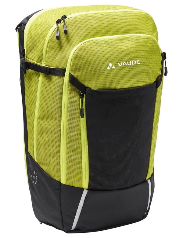 VAUDE Cycle 28 II Luminum Bagside Cykeltaske 28 L Polyester, Polyurethan Sort, Grøn