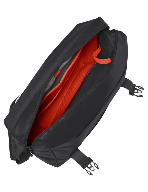 VAUDE Mineo Messenger 22 Termoplastisk polyurethan (TPU), Polyester Sort Unisex Messenger taske