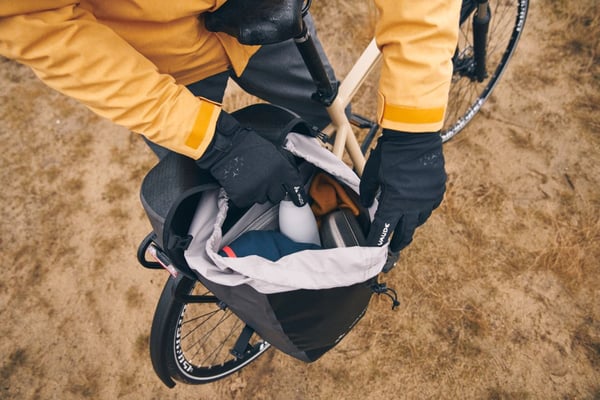Miniatyrbillede 2 af 5: VAUDE Aqua Back Pro Single Bagside Cykeltaske 24 L Polyurethan, Termoplastisk polyurethan (TPU) Sort, Grøn