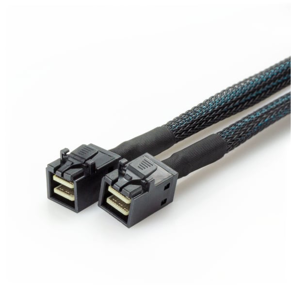 Pikkukuva 2 / 2: Fantec 2499 SAS (Serial Attached SCSI) -kaapeli 0,7 m 12 Gbit/s Musta, Sininen