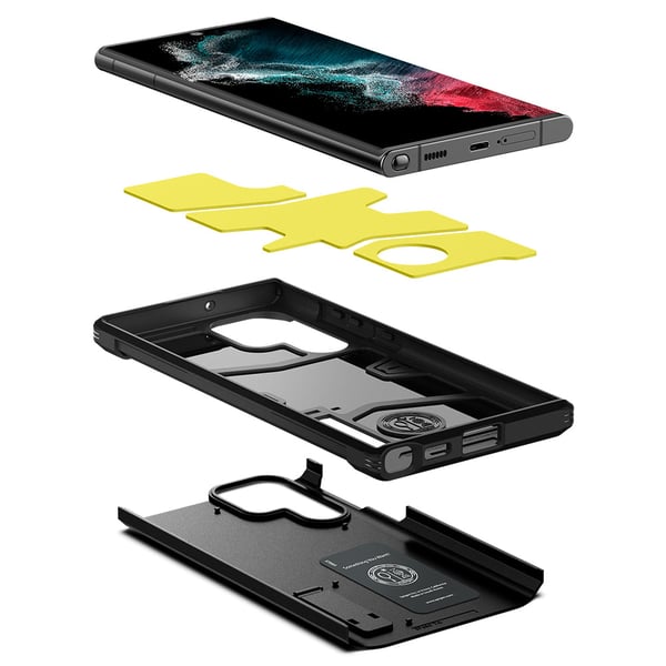 Spigen Tough Armor mobiltelefon etui 17,3 cm (6.8") Cover Sort