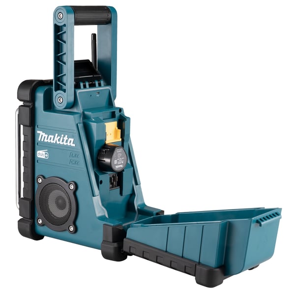 Makita DMR110N radio Arbejdsområde Digital Sort, Turkis