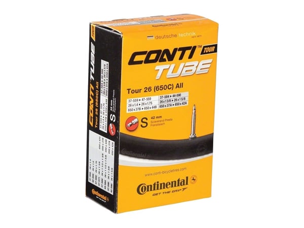 Miniatyrbillede 1 af 3: Continental 5036713 cykelslange Presta ventil 26"