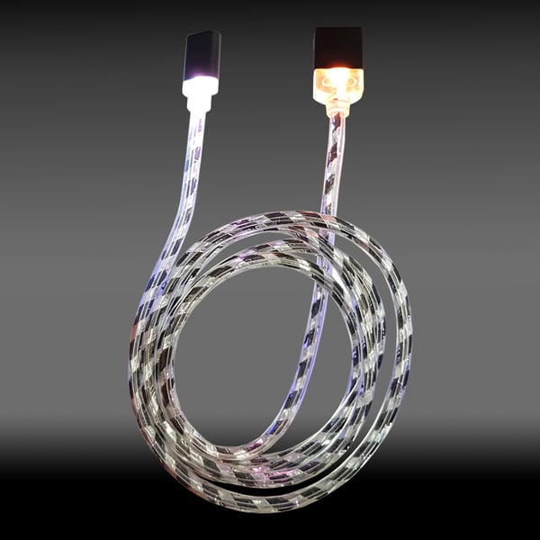 Miniatyrbillede 3 af 7: LC-Power LC-C-USB-MICRO-1M-8 USB-kabel USB A Micro-USB B Sort, Sølv