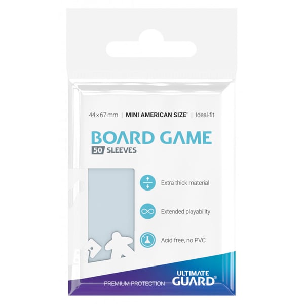 ULTIMATE GUARD Board Game Sleeves Mini American Board Game Korttitasku