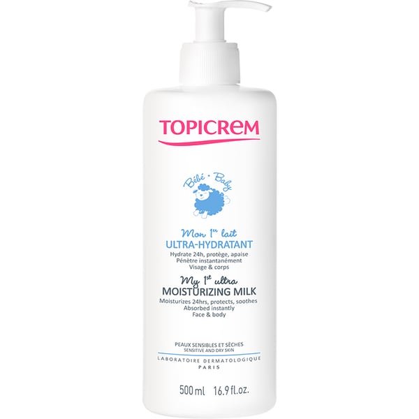 Topicrem 3700281703450 Babybodylotion og creme Bodylotion til babyer 500 ml