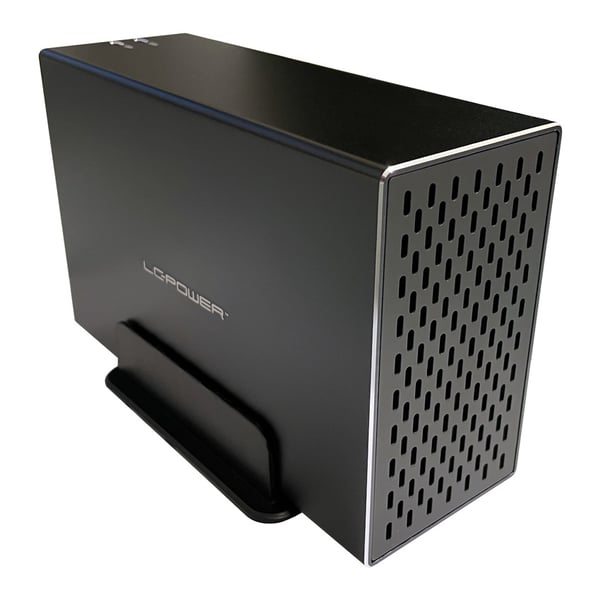 Pikkukuva 2 / 9: LC-Power LC-35U3-RAID-2 tallennusasemakotelo HDD-kotelo musta 3.5\" (LC-35U3-RAID-2)
