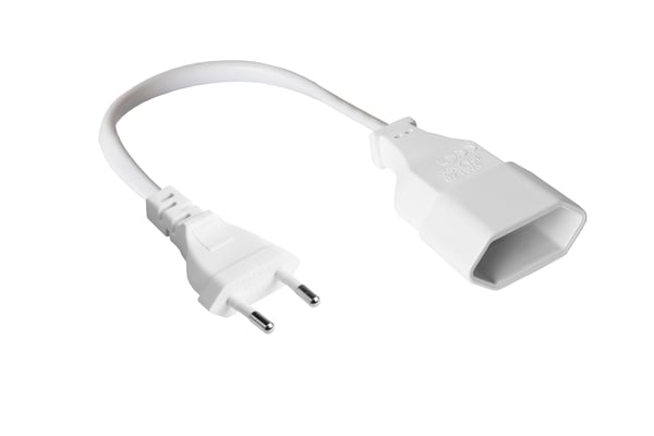 Miniatyrbillede 1 af 2: Alcasa P0300-W005 el-ledning Hvid 0,5 m Strømstik type C