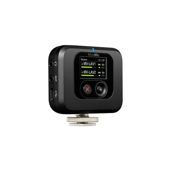 Miniatyrbild 2 av 6: Shure MV-TWO-KIT-Z6 trådlös mikrofonmottagare Kamerafäste