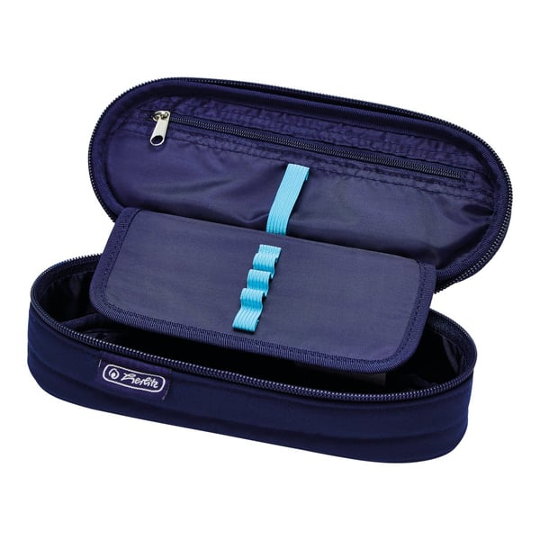 Herlitz 50038435 penalhus Blødt penalhus Polyester Blå
