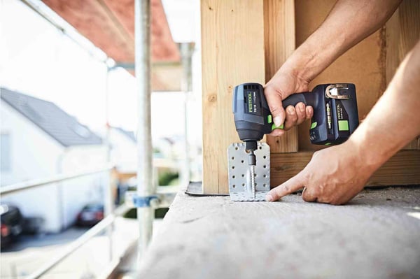 Festool TID 18-Basic 3200 RPM Svart, Blå