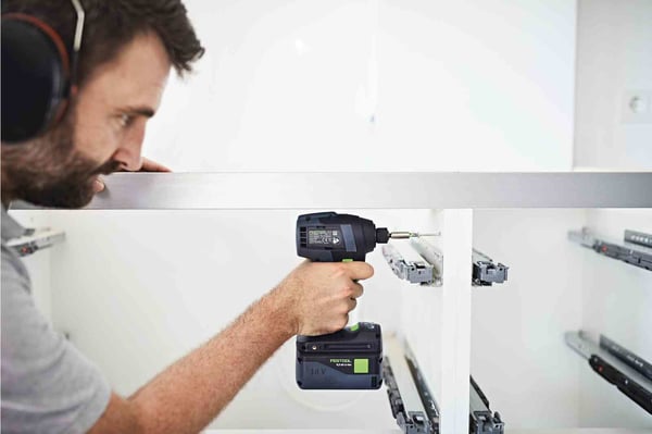 Festool TID 18-Basic 3200 RPM Svart, Blå