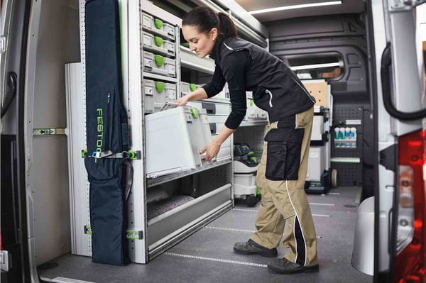 Festool SYS3 M 437 Værktøjskasse Grøn, Hvid