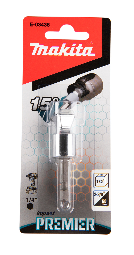Makita E-03436 kiintoavaimen sovite & jatkokappale 1 kpl Iskusovitin