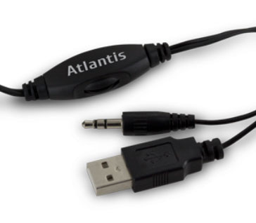 Atlantis Land SoundPower 410 1-vägs Svart, Röd Kabel 5 W