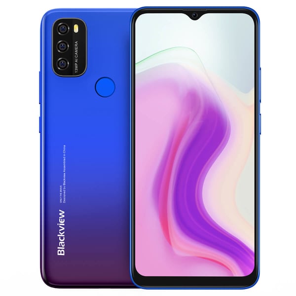Miniatyrbild 1 av 6: Blackview A70 Pro 16,6 cm (6.52") Dubbla SIM-kort Android 11 4G 4 GB 32 GB 5380 mAh Blå