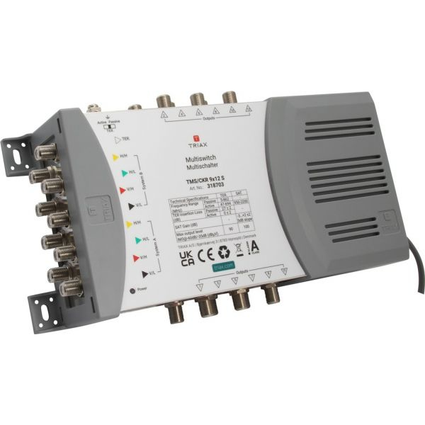 Miniatyrbillede 2 af 4: Triax TMS/CKR 9x12 S satellit multikontakt 5 inputs 12 outputs