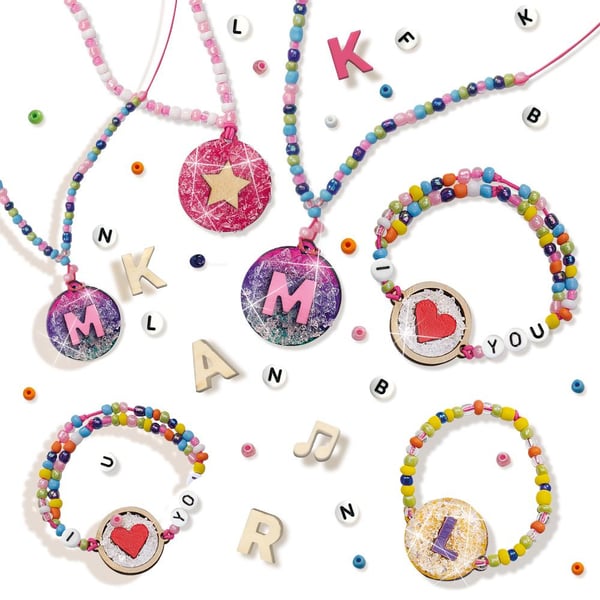 Miniatyrbillede 3 af 5: SES Creative Easy diamonds - Letter jewellery