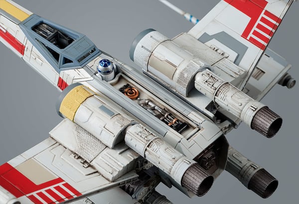 Miniatyrbild 5 av 7: Bandai X-Wing Starfighter Rymdfärjemodell Monteringssats 1:72