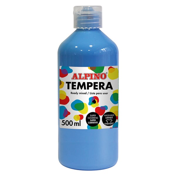 Alpino DM010180 tempera maling 500 ml Flaske Blå