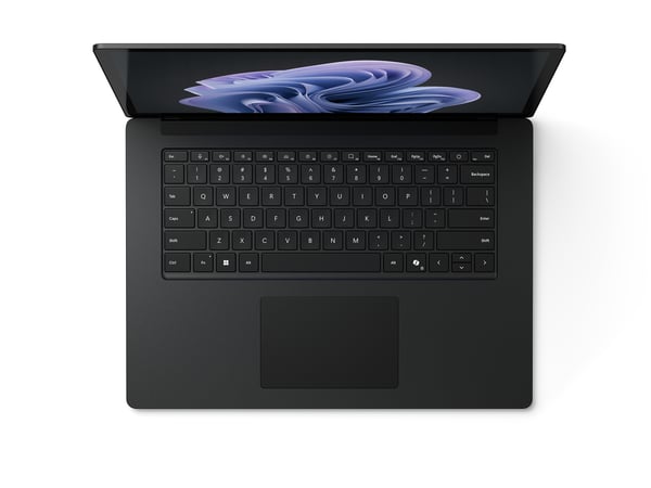 Microsoft Surface Laptop 6 Intel Core Ultra 5 135H Bärbar dator 38,1 cm (15") Pekskärm 16 GB LPDDR5x-SDRAM 512 GB SSD Wi-Fi 6E (802.11ax) Windows 11 Pro Svart