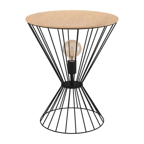 EGLO Desierto bordlampe E27 40 W Sort, Brun