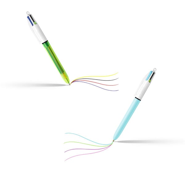 BIC 945793 kuulakärkikynä Kuulakärkikynä klikkausmekanismilla Keskikokoinen 6 kpl