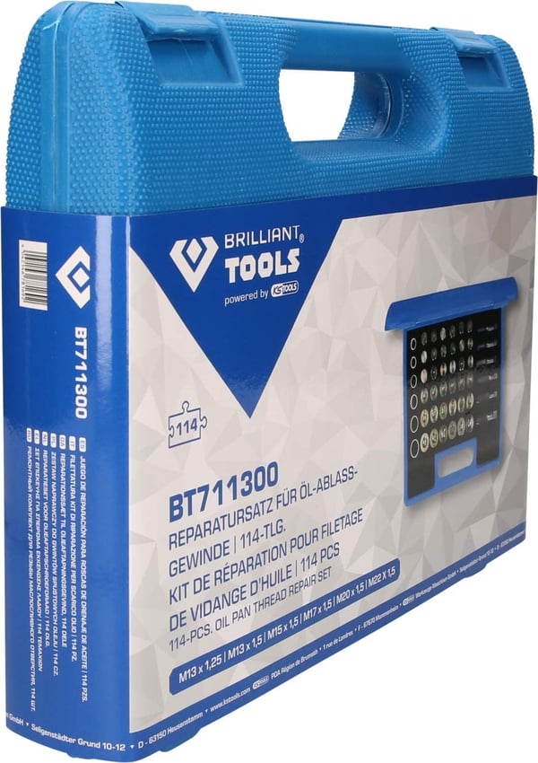 Miniatyrbild 3 av 10: Brilliant Tools BT711300 mekanisk verktygssats 114 verktyg