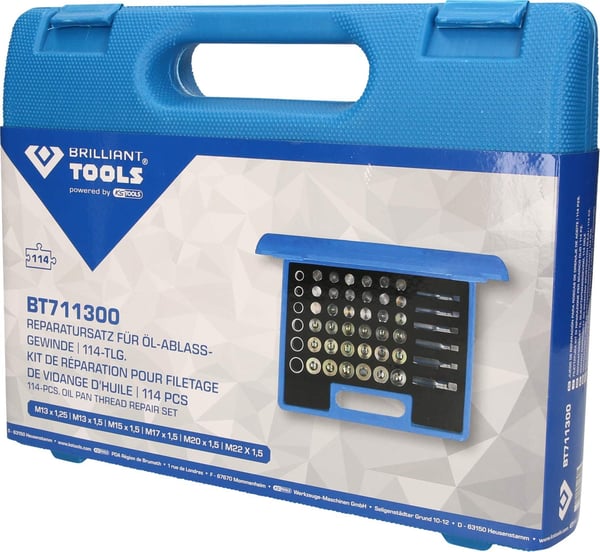Miniatyrbild 7 av 10: Brilliant Tools BT711300 mekanisk verktygssats 114 verktyg
