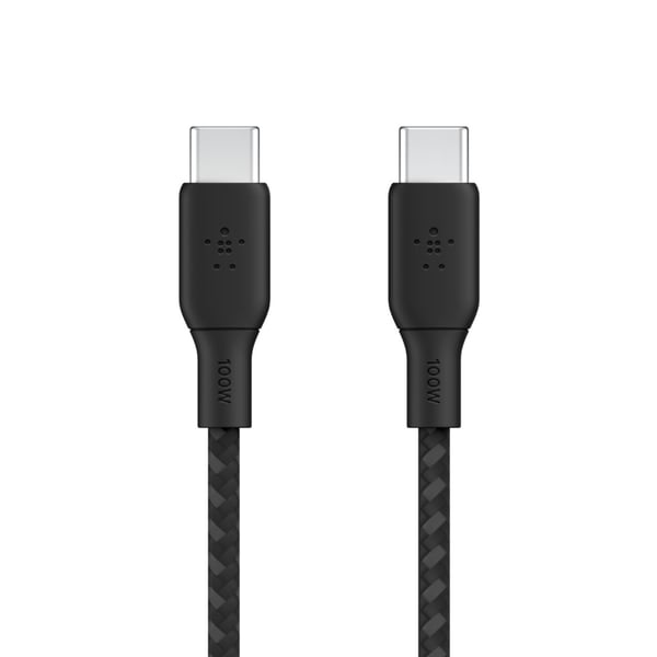 Belkin CAB014bt3MBK USB-kabel USB 2.0 3 m USB C 0,48 Gbit/sek. 100 W Sort