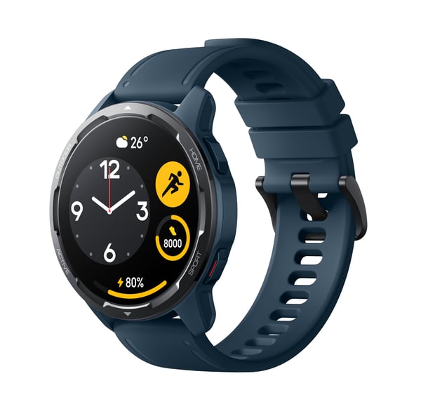 Xiaomi Watch S1 Active 3,63 cm (1.43") AMOLED 46 mm Digital 466 x 466 pixel Berøringsskærm Blå Wi-Fi GPS (satellit)