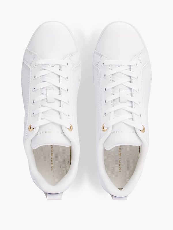 Tommy Hilfiger 8720645596059 mode sneakers Hunstik Hvid