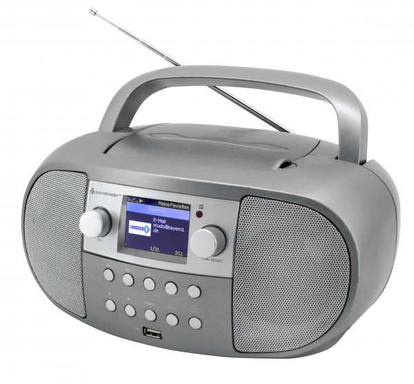 Soundmaster SCD7600TI bærbar stereosystem Analog & digital 4 W DAB+, FM Titanium MP3-afspilning