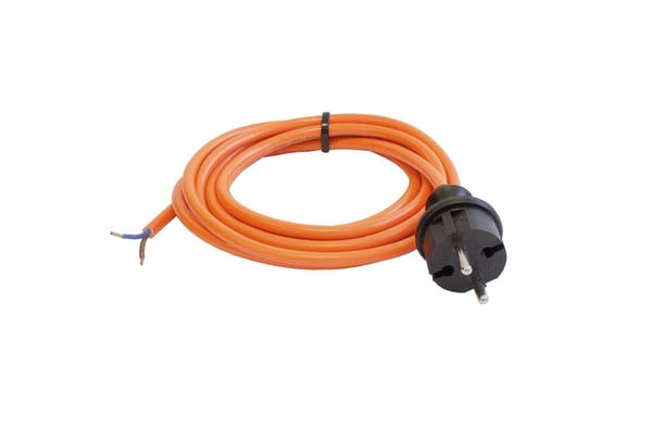 as-Schwabe 70911 el-ledning Orange 3 m Strømstik type F
