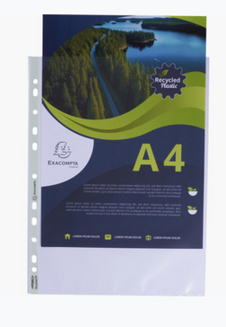 Exacompta 5320E arkbeskytter 210 x 297 mm (A4) Polypropylen (PP) 100 stk Exacompta 5320E arkbeskytter 210 x 297 mm (A4) Polypropylen (PP) 100 stk