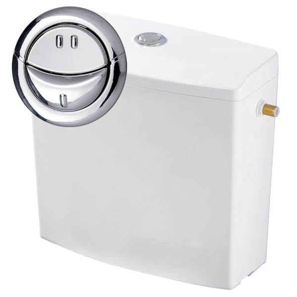 Miniatyrbillede 2 af 3: Wirquin 50720024 toilettank Krom