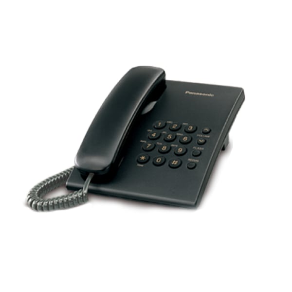 Panasonic KX-TS500 Analog telefon Sort