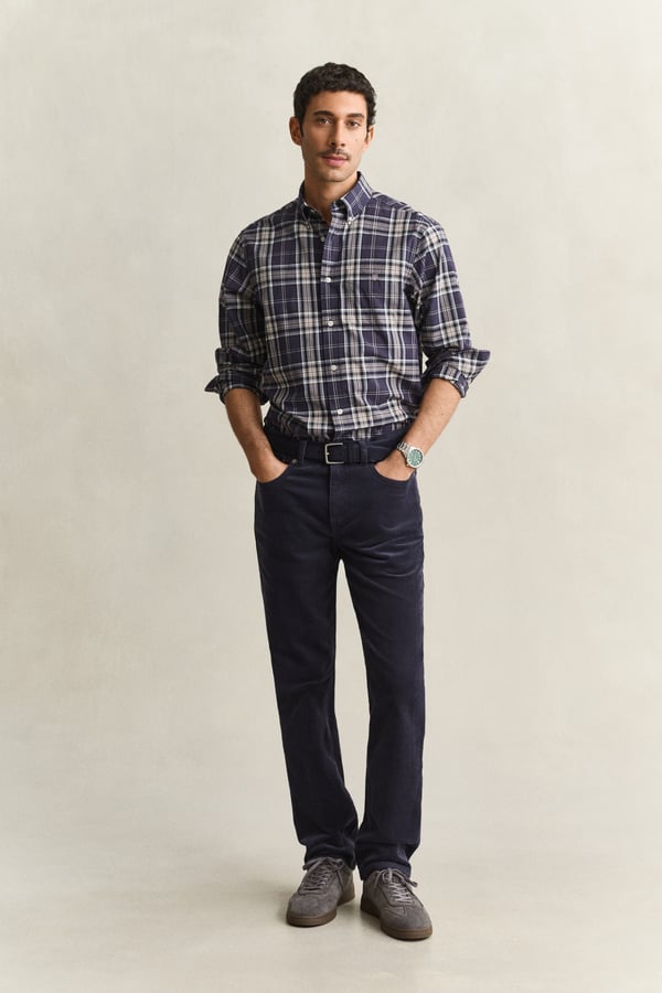 Gant 3263001-251 Skjorta Button down-krage Långärmad Bomull