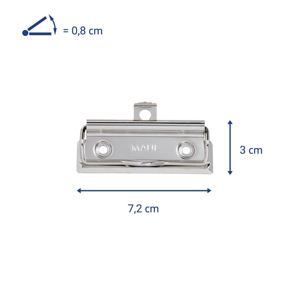 MAUL 2249096 paperiliitin Metalli