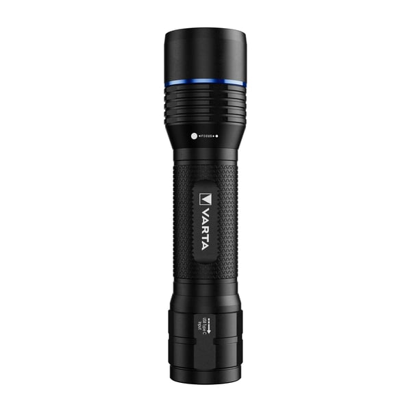 Varta Lommelygte Aluminium Pro F20R med Batteri