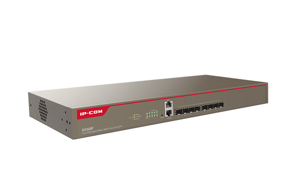 Miniatyrbillede 3 af 4: IP-COM Networks X5308F netværksswitch Administreret L3 Gigabit Ethernet (10/100/1000) Strøm over Ethernet (PoE) 1U Grå