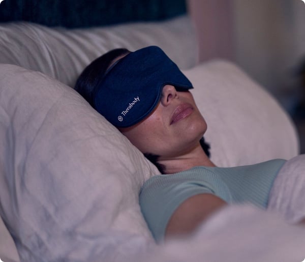 Therabody SleepMask massageapparat Ansigt Sort, Blå