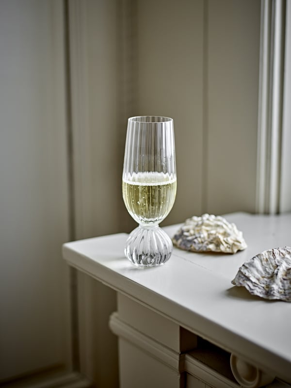Miniatyrbillede 6 af 8: Bloomingville Taurin 1 stk 250 ml Glas Champagne fløjte