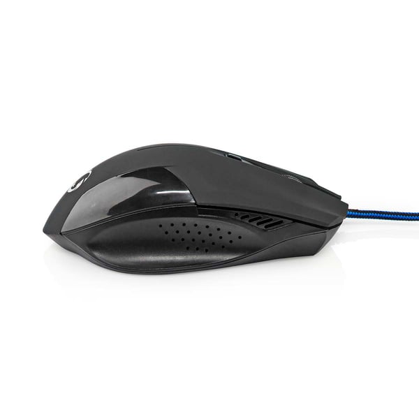 Nedis GMWD110BK mus Spil Højre hånd USB Type-A Optisk 7200 dpi