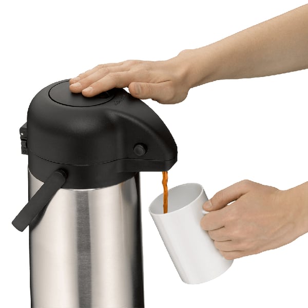 Miniatyrbillede 2 af 6: Alfi 0837205250 karaffel, kande & flaske 2,5 L Sort, Rustfrit stål