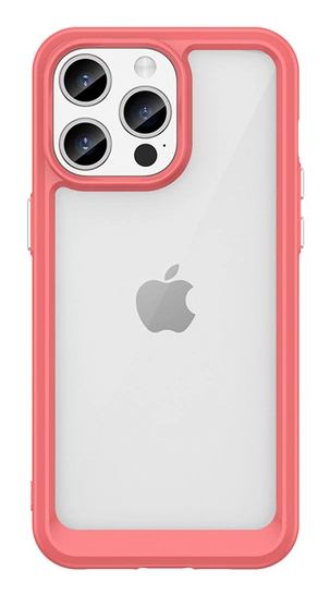 Hurtel Reinforced case mobiltelefon etui 17 cm (6.7") Cover Rød