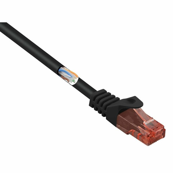 Miniatyrbillede 1 af 4: Renkforce RF-5044004 netværkskabel Sort 0,25 m Cat6 U/UTP (UTP) Rund