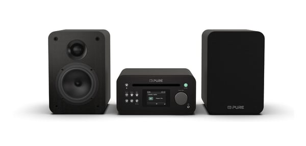 Miniatyrbild 1 av 8: Pure Classic Stereo Mini Hemmaljud mikrosystem 20 W Svart